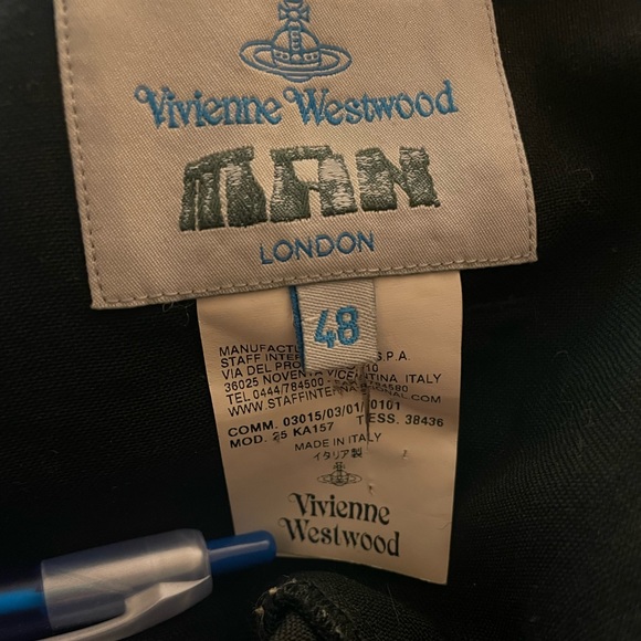 Vivienne Westwood Men’s “Kung Fu” relaxed wool pants size 48 IT adjustable waist - Picture 9 of 11